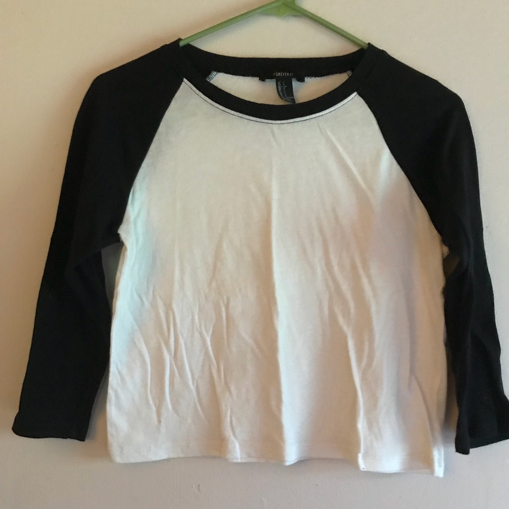 forever 21 baseball tee